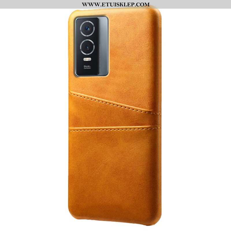 Etui do Vivo Y76 5G Podwójny Uchwyt Na Kartę